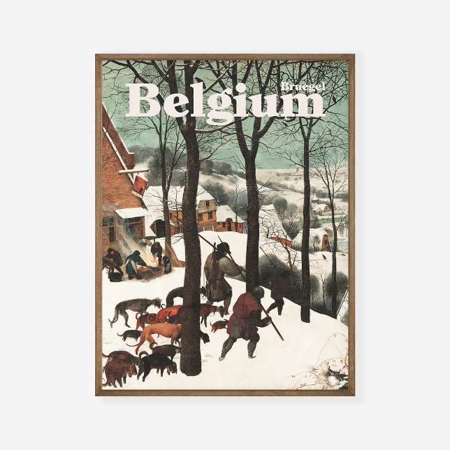 Poster Pieter Bruegel Elder Hunters in the Snow 1565 Art (Criador carregado)