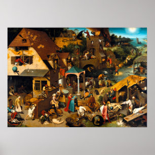 Poster Pieter Bruegel Familiar Artes Visuais Países Baix