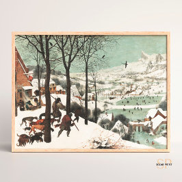 Poster Pieter Bruegel Hunters in Snow Art