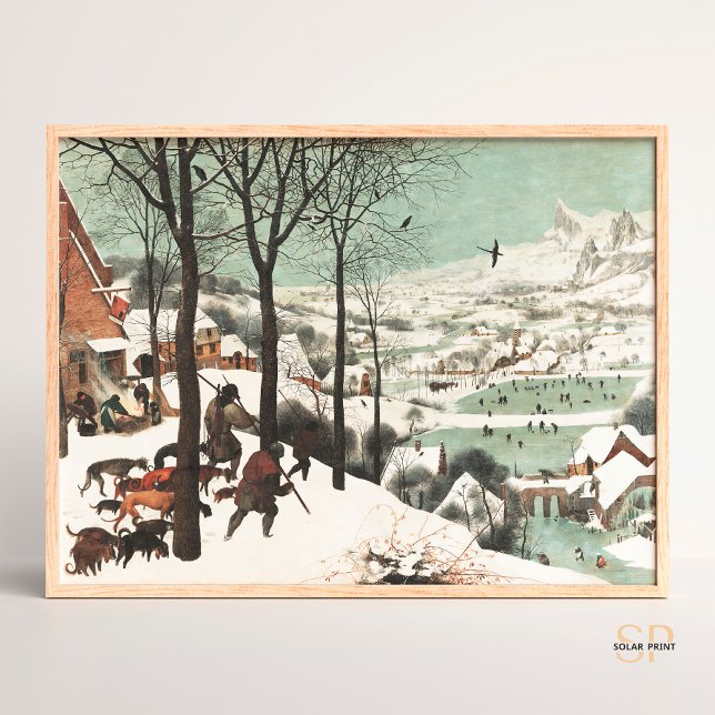 Poster Pieter Bruegel Hunters in Snow Art (Criador carregado)