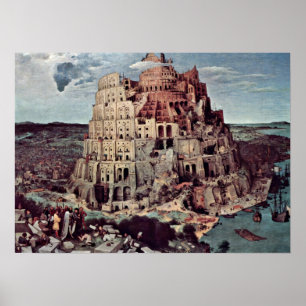 Poster Pieter Bruegel, o Velho - Torre de Babel