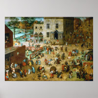 Pieter Bruegel, os Jogos Infantis dos Mais Velhos