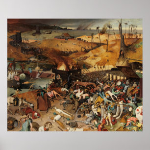 Poster Pieter Brueghel o Velho  o triunfo da morte