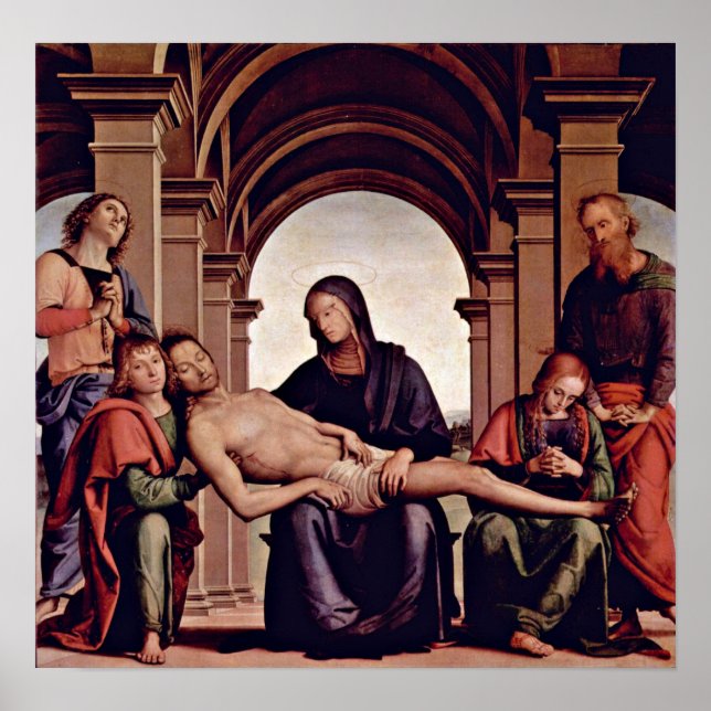 Póster Pietro Perugino - Pieta (Frente)