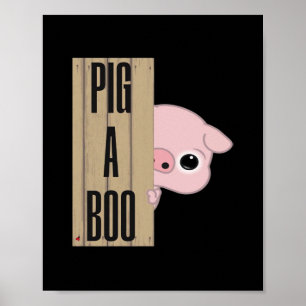 Poster Pig A Cerca De Boo