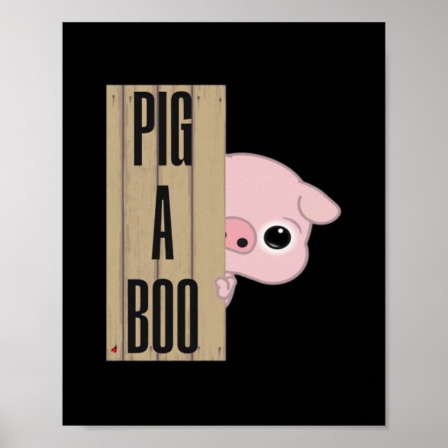 Poster Pig A Cerca De Boo (Frente)