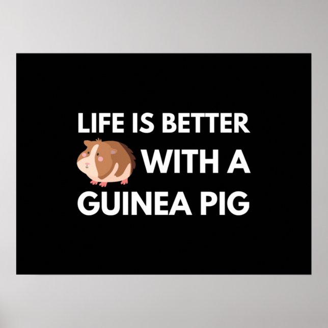 Poster Pig Lover Guiné (Frente)