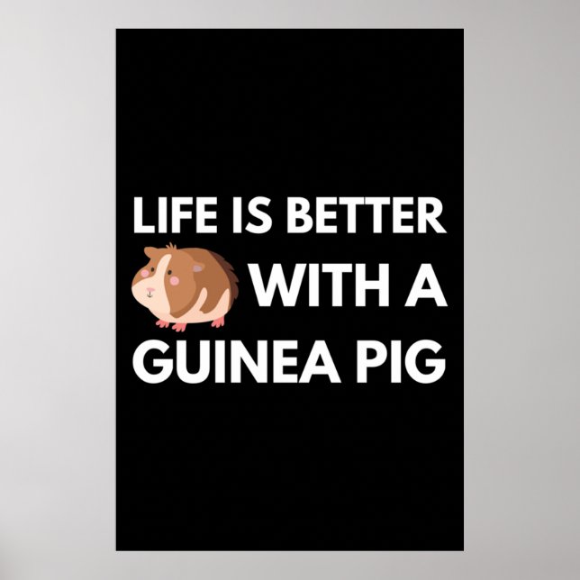 Poster Pig Lover Guiné (Frente)