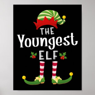 Poster Pijama Combinante do Mais Jovem Elfo de Natal Fest