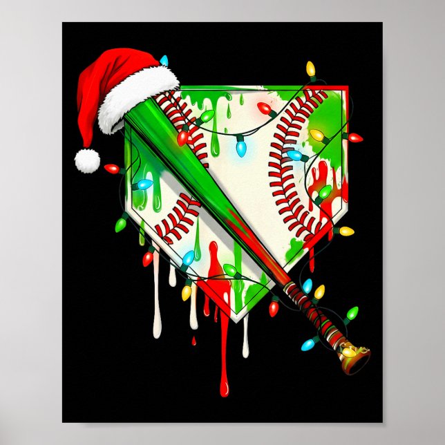 Poster Pijama de Natal do Papai Noel para Crianças  (Frente)