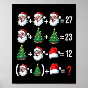 Poster Pijama de Natal engraçado 67 meme Papai Noel profe