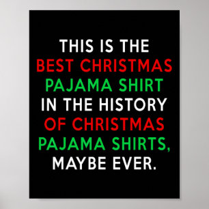 Poster Pijama de Natal Trump - Coisa Engraçada