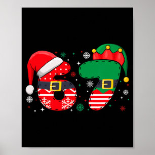 Poster Pijamas Natal Xmas Engraçado 67 Seis Sete Meme 6-7