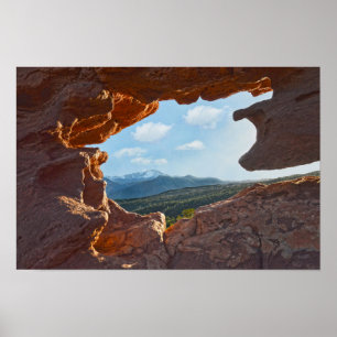 Poster Pikes Peak Emoldurado, Colorado