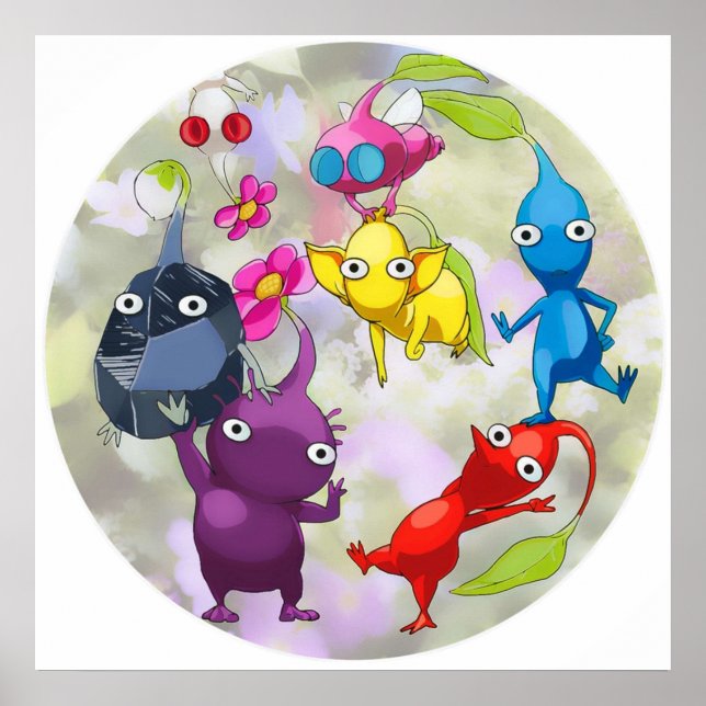 Poster Pikmin Fanart (Frente)