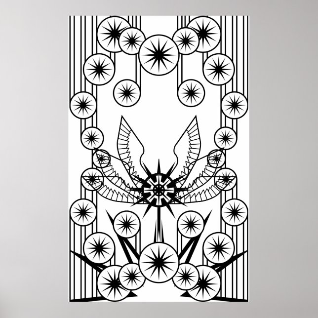 Póster Pilares da criação (Frente)