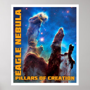 Póster Pilares da Criação da Nebulosa da Águia