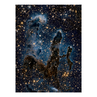 Póster "Pilares da Criação" na Nebulosa da Águia - Posto