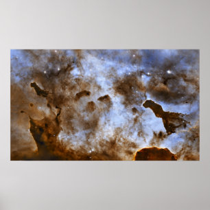 Póster Pilares de Criação de Estrelas da Carina Nebula