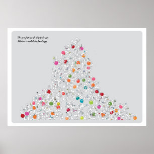 Poster Pilates com canvas móveis da tecnologia