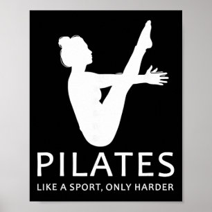 Poster Pilates Como Um Esporte Só Que Mais Difícil Piada
