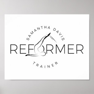 Poster Pilates Instrutor Pilates Palavra de Reforma