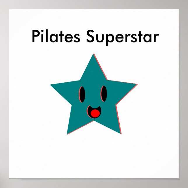 Poster Pilates Superstar (Frente)