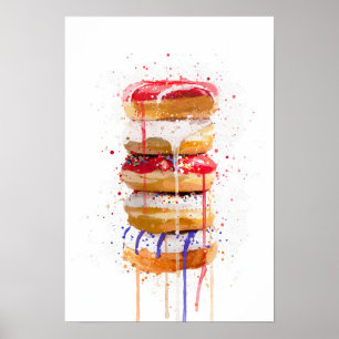Poster Pilha de Donuts