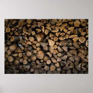 Poster Pilha de lenha