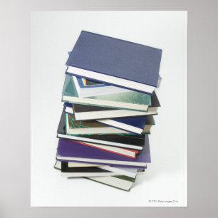 Póster Pilha de livros