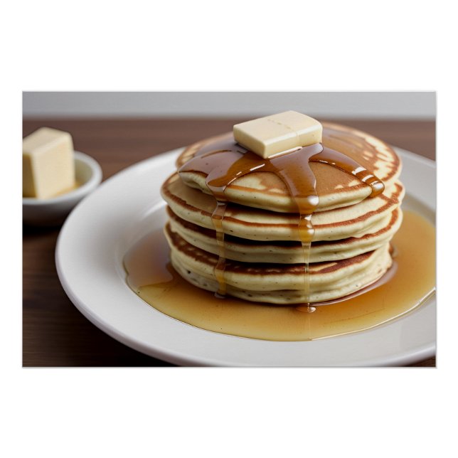 Póster Pilha De Panquecas (Frente)