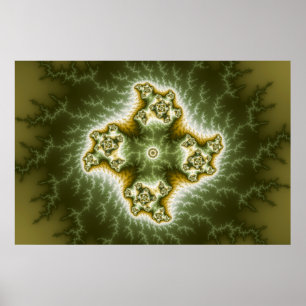 Poster Pilha vegetal - arte do Fractal
