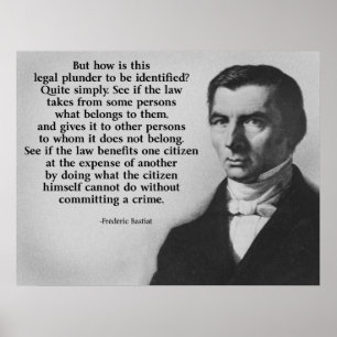 Póster Pilhagem de Bastiat