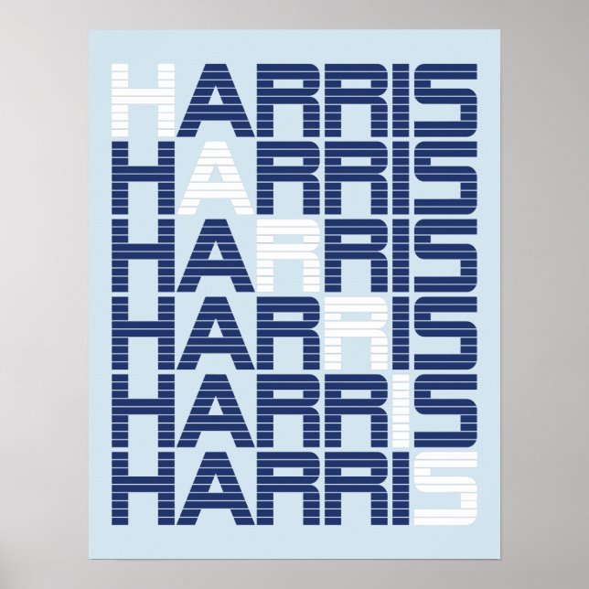 Poster Pilhas de texto HARRIS (Frente)
