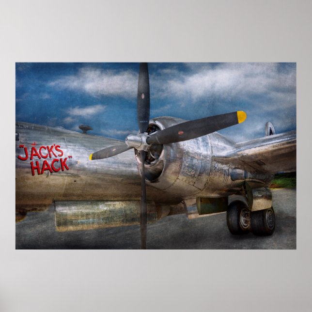 Póster Piloto - Avião - O B-29 Superfortress (Frente)