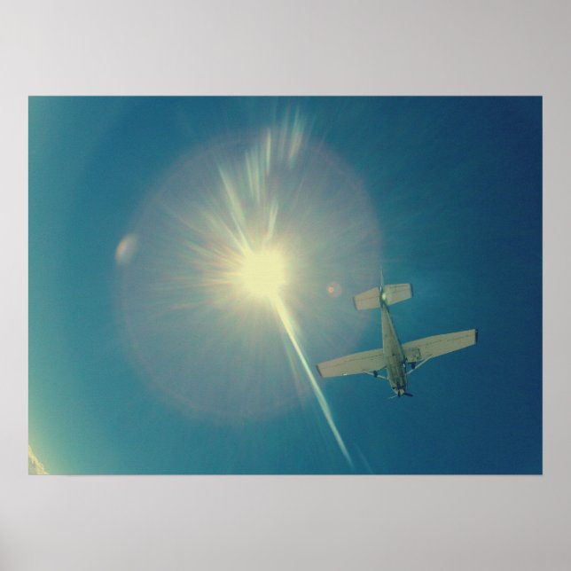 Póster piloto de avião perfeito (Frente)