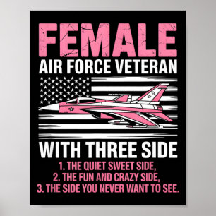 Poster Piloto de caça patriota americana da força aérea f