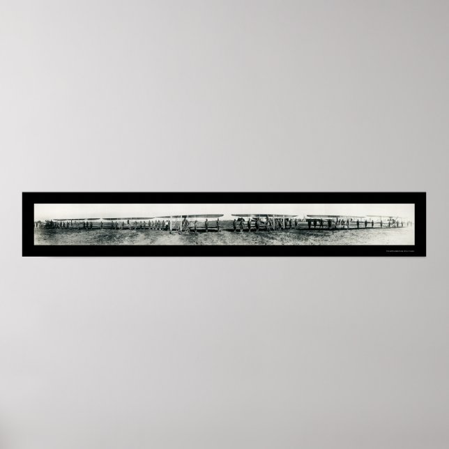 Poster Pilotos de avião Foto WI 1913 (Frente)