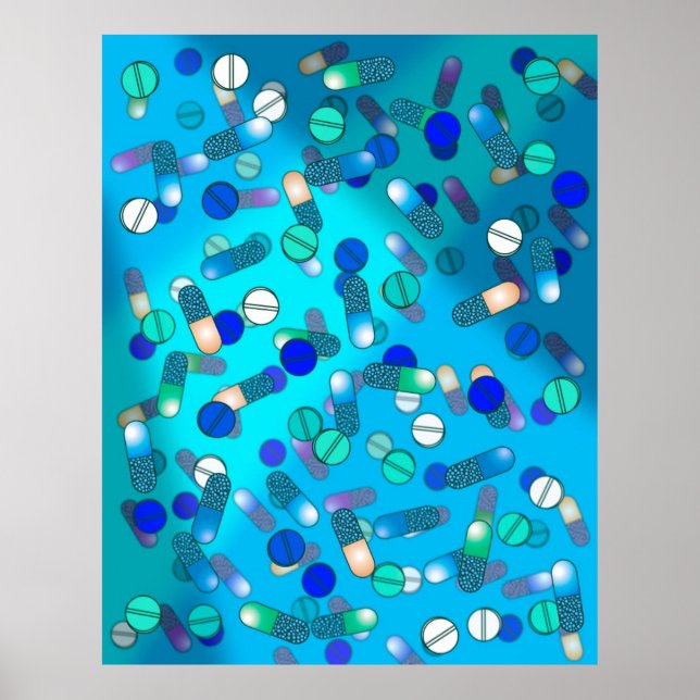 Póster Pílulas azuis (Frente)