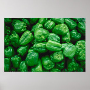 Póster Pimentas verdes