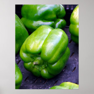 Póster Pimentas verdes