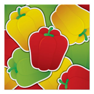Póster Pimentos (leveduras)