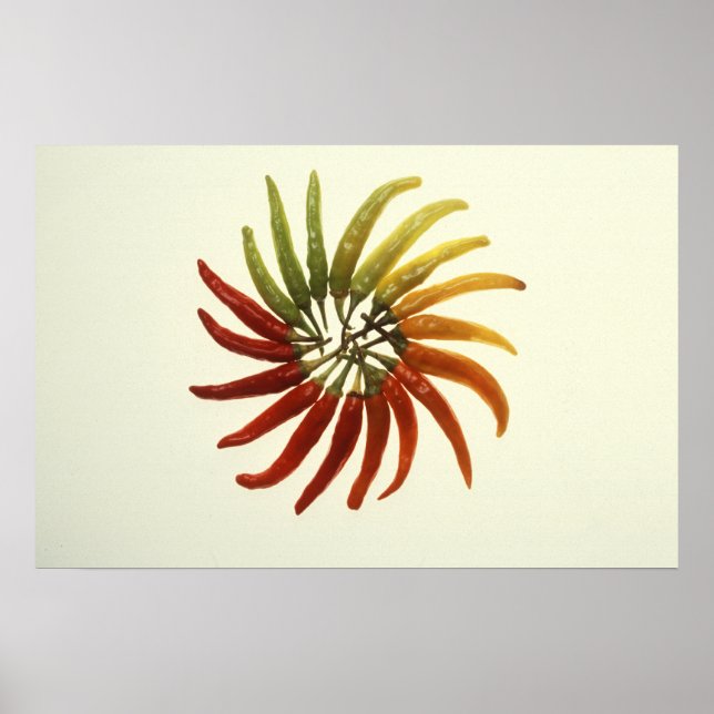 Póster Pimentos quentes (Frente)