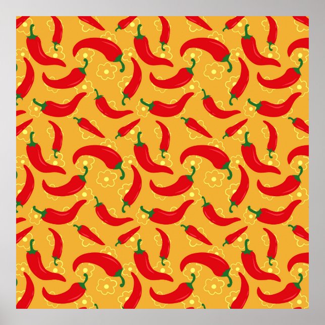 Poster Pimentos quentes (Frente)