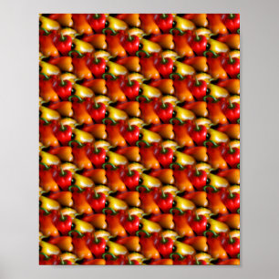 Poster Pimentos vermelhos e amarelos