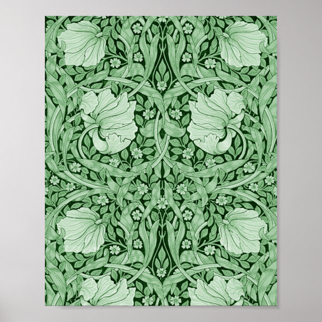 Poster Pimpernel Green, William Morris (Frente)