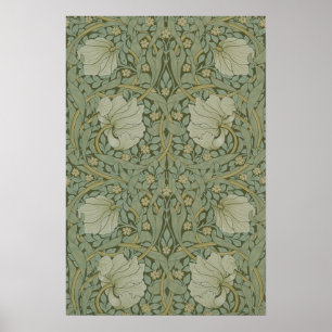 Poster Pimpernel por William Morris Vintage - Têxtil Flo