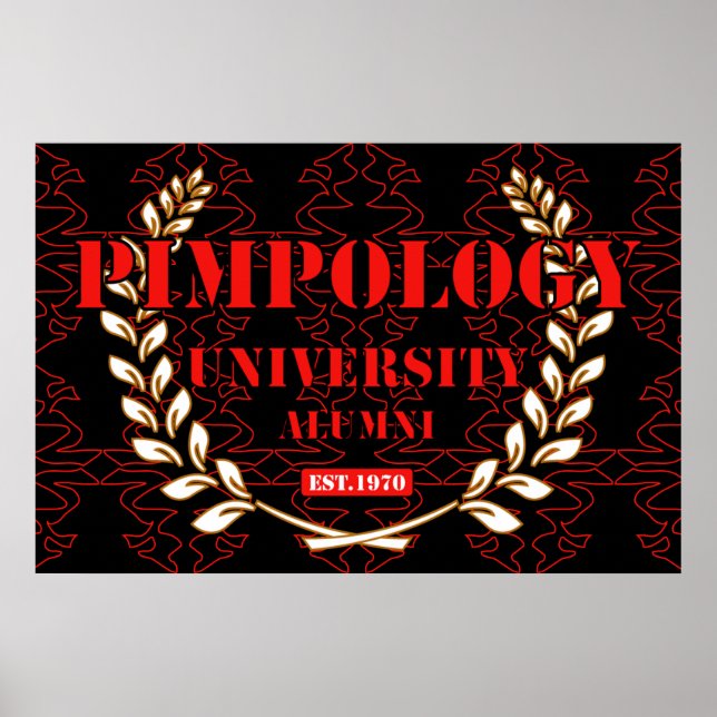 POSTER PIMPOLOGY UNIVERSITY ALUMNI 2K21 RED/BLK (Frente)