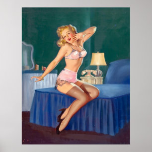 Póster Pin sonolento acima