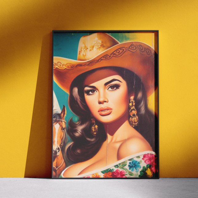 Poster Pin-up Country Vintage (Criador carregado)
